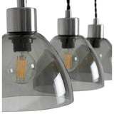 Argos Home Kanso glass 3 light pendant ceiling light - British product