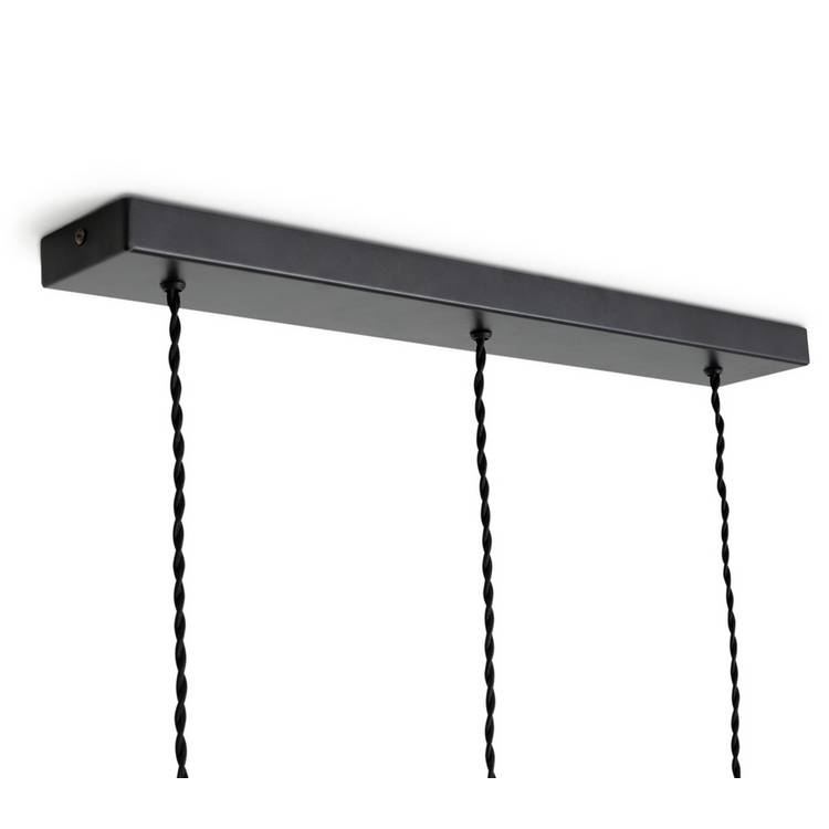 Argos Home Kanso glass 3 light pendant ceiling light - British product