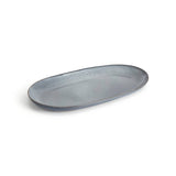 Habitat blue stoneware serving platter 36cm, imported from the UK