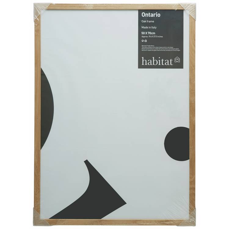Habitat Ontario Oak picture frame 50x70cm - British product