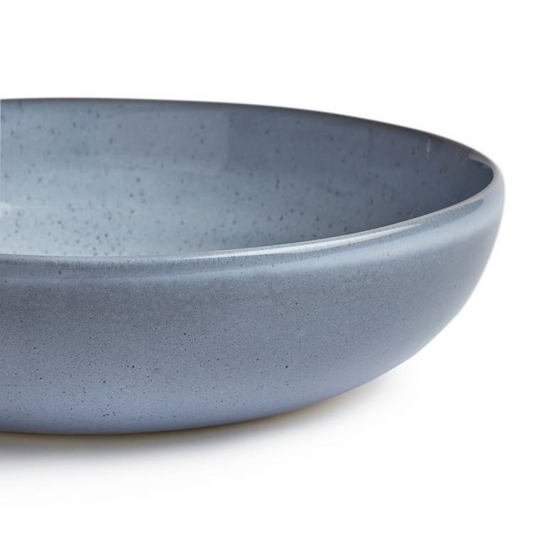 Habitat Evora blue stoneware serving bowl - British product