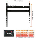 AVF flat TV wall bracket for 32 to 65 inch screens - British product