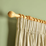 Argos Home wooden curtain pole oak effect 300cm - British product