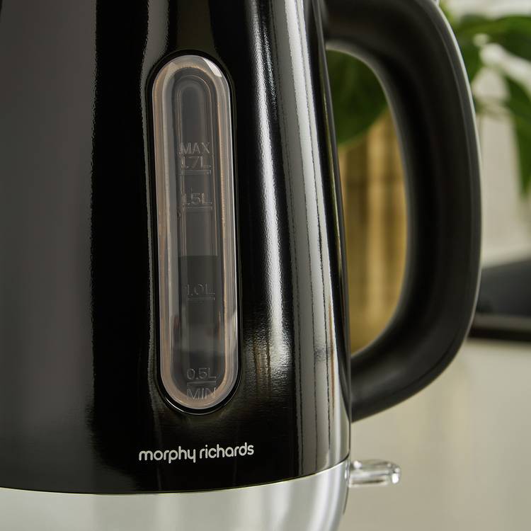 Morphy Richards Equip jug kettle black stainless steel, UK version