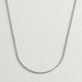 Revere sterling silver fine curb 18 inch chain, imported from the UK