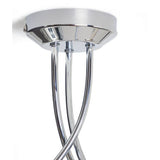 Argos Home Parton 3-light flush ceiling light chrome 34cm - British product