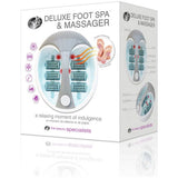 Rio Deluxe Footspa foot massager with reflexology rollers (British brand)