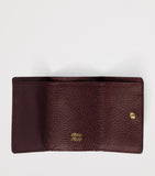 Miu Miu leather trifold wallet small grained calfskin - British product