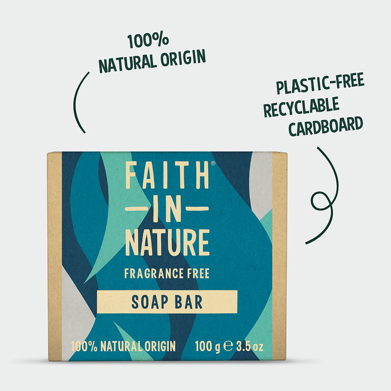Faith in Nature Unfragranced Seaweed Soap 100g
