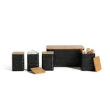Habitat bamboo kitchen storage set of 5 (British brand)