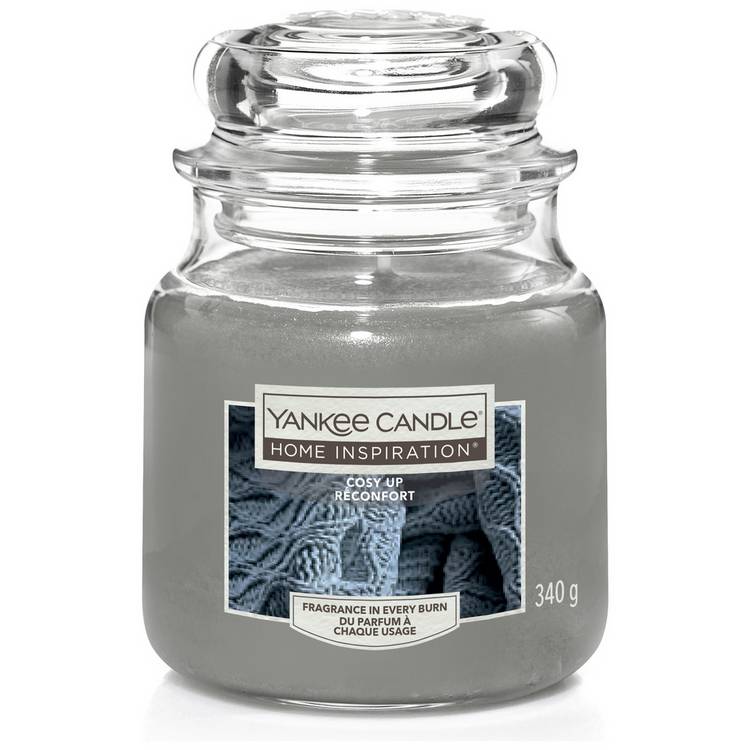 Yankee Candle Cosy Up medium scented candle, imported from the UK
