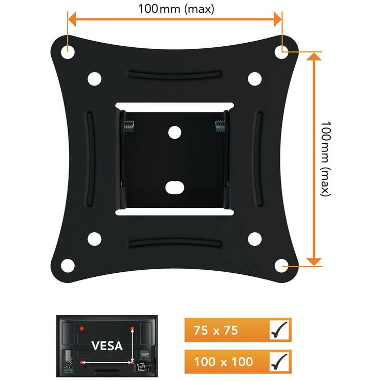 AVF flat and tilt monitor bracket 28 inch - British product