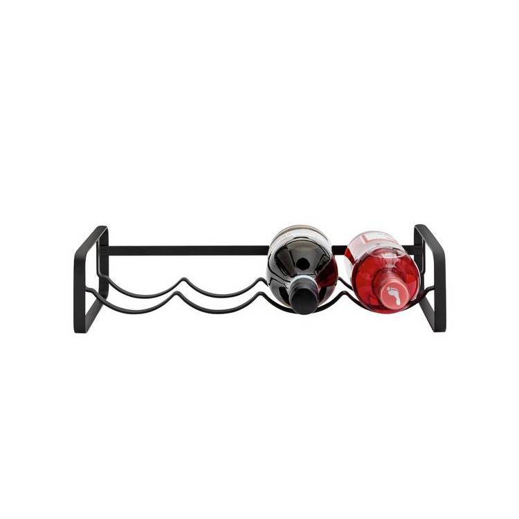 Argos Home stacking wine rack black holds 4 bottles - British product