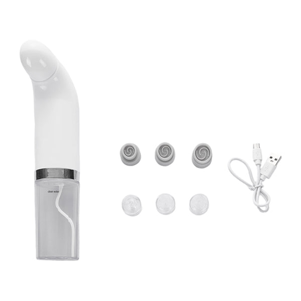 Livingandhome Micro-bubble Blackhead Remover white device, imported from the UK