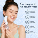 Livingandhome Micro-bubble Blackhead Remover white device, imported from the UK