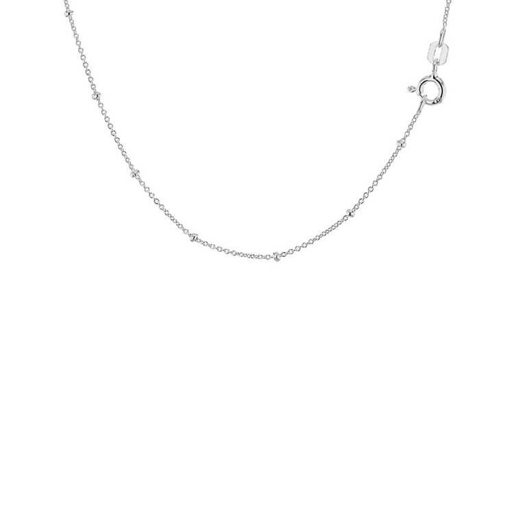 Revere sterling silver personalised heart pendant necklace 46cm, imported from the UK