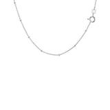 Revere sterling silver personalised heart pendant necklace 46cm, imported from the UK