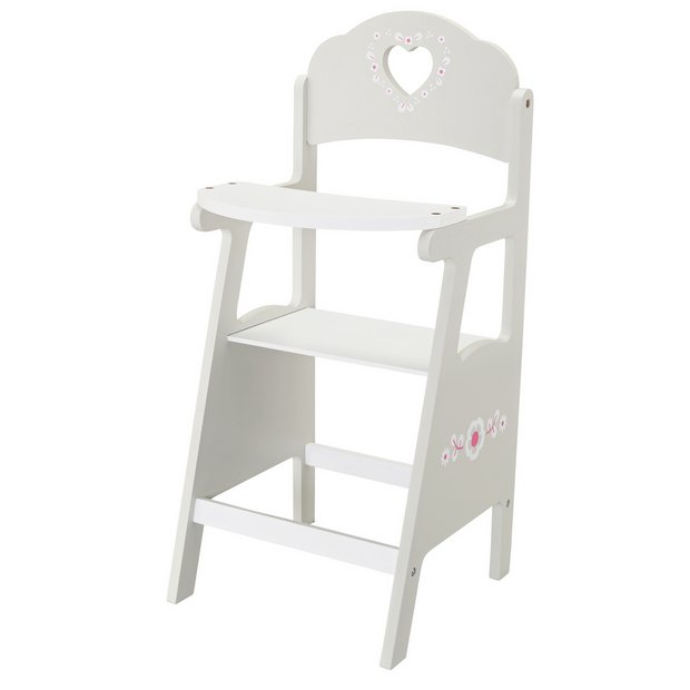 Chad Valley wooden dolls highchair for 16 inch dolls - British product