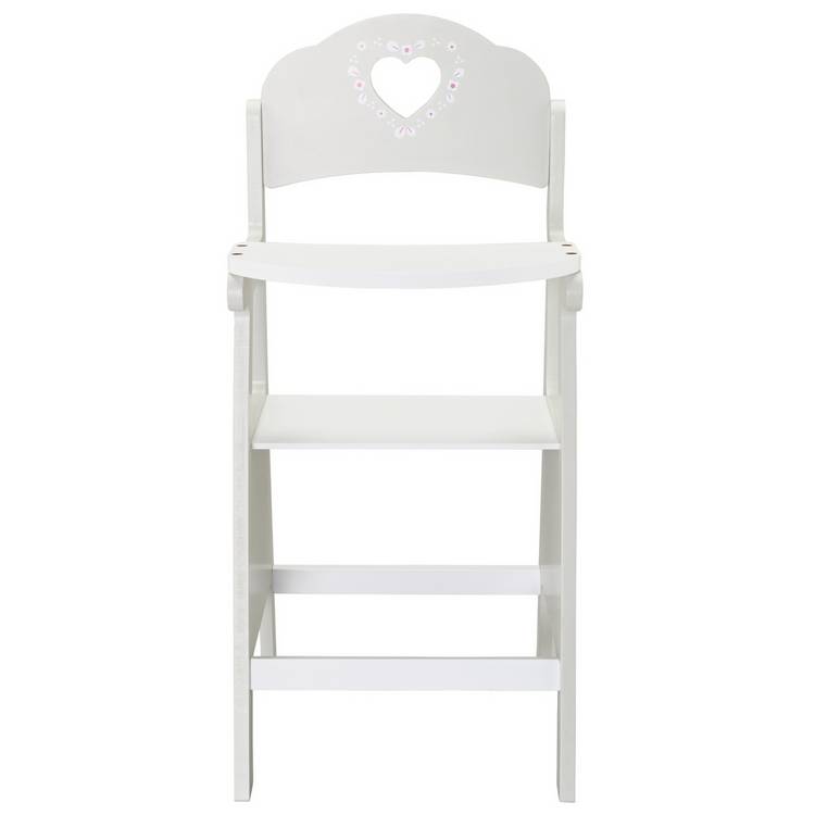 Chad Valley wooden dolls highchair for 16 inch dolls - British product