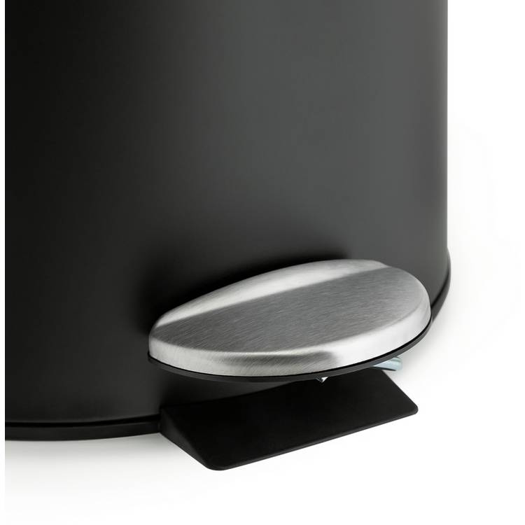 Habitat 30 litre pedal bin black - British product