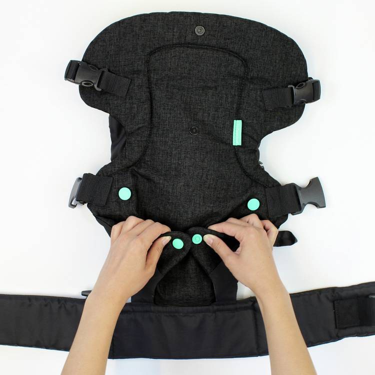 Infantino Flip Advanced 4-in-1 baby carrier Black Denim - British product