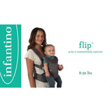 Infantino Flip Advanced 4-in-1 baby carrier Black Denim - British product