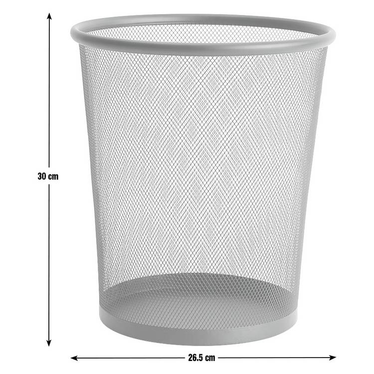 Habitat 12 litre black waste paper bin, imported from the UK