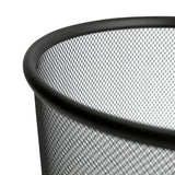 Habitat 12 litre black waste paper bin, imported from the UK