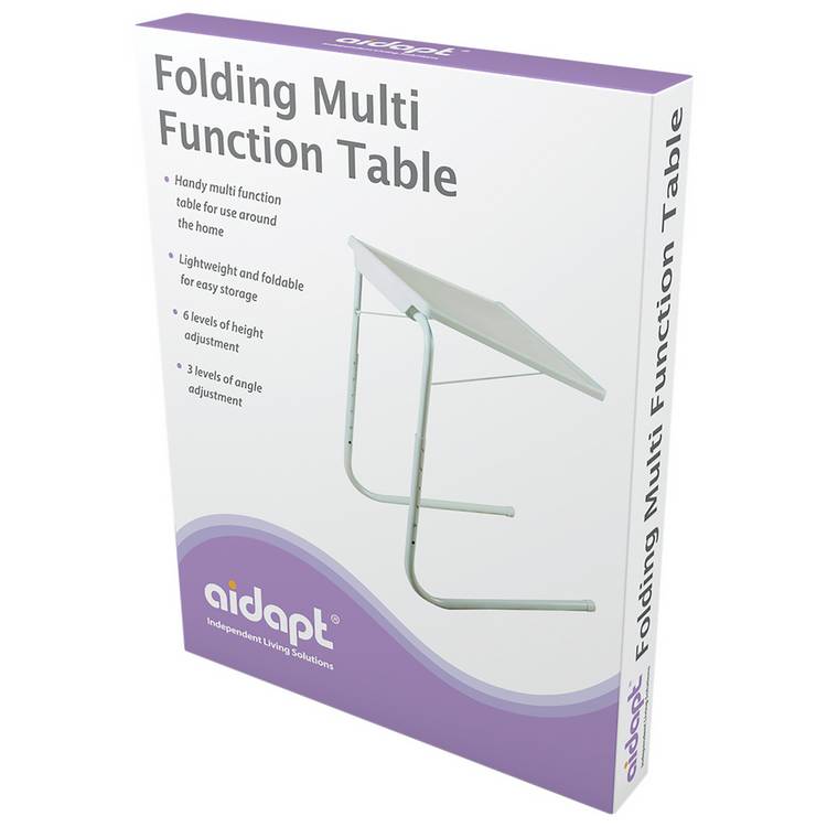 Aidapt folding multi-function table with adjustable tilt - British product