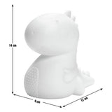 Fizz Creations dinosaur colour changing lamp white - British product