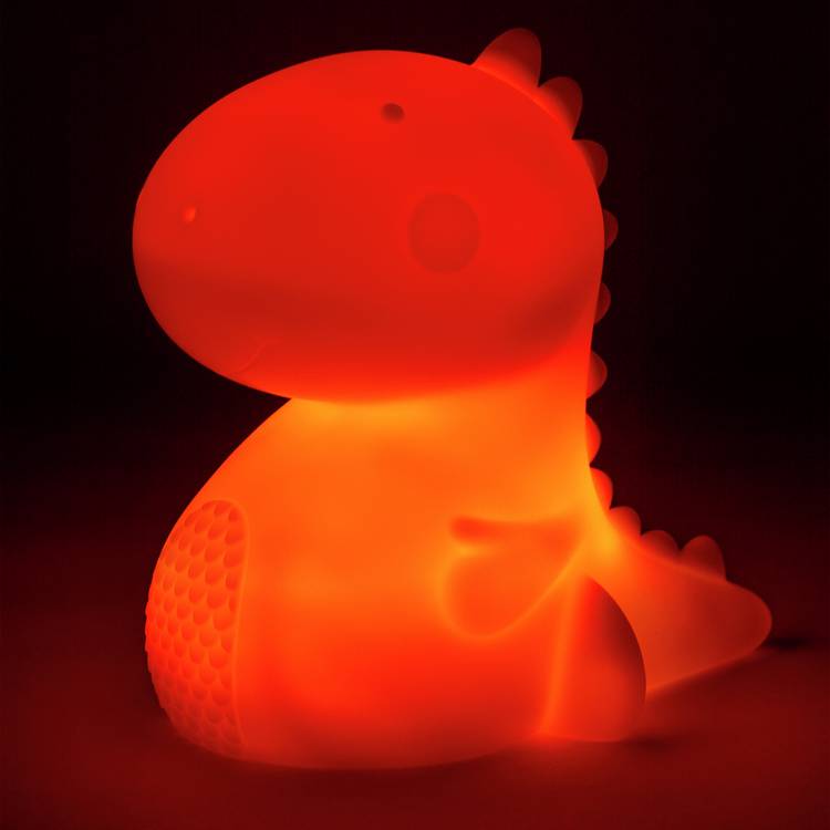 Fizz Creations dinosaur colour changing lamp white - British product