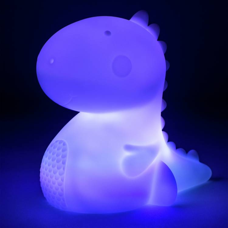 Fizz Creations dinosaur colour changing lamp white - British product