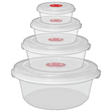 Argos Home set of 4 microwave food containers, UK version