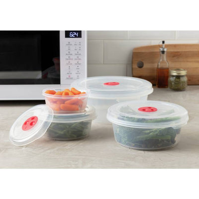 Argos Argos Home Set of 4 Microwave Food Containers- Buy online at McGrocer