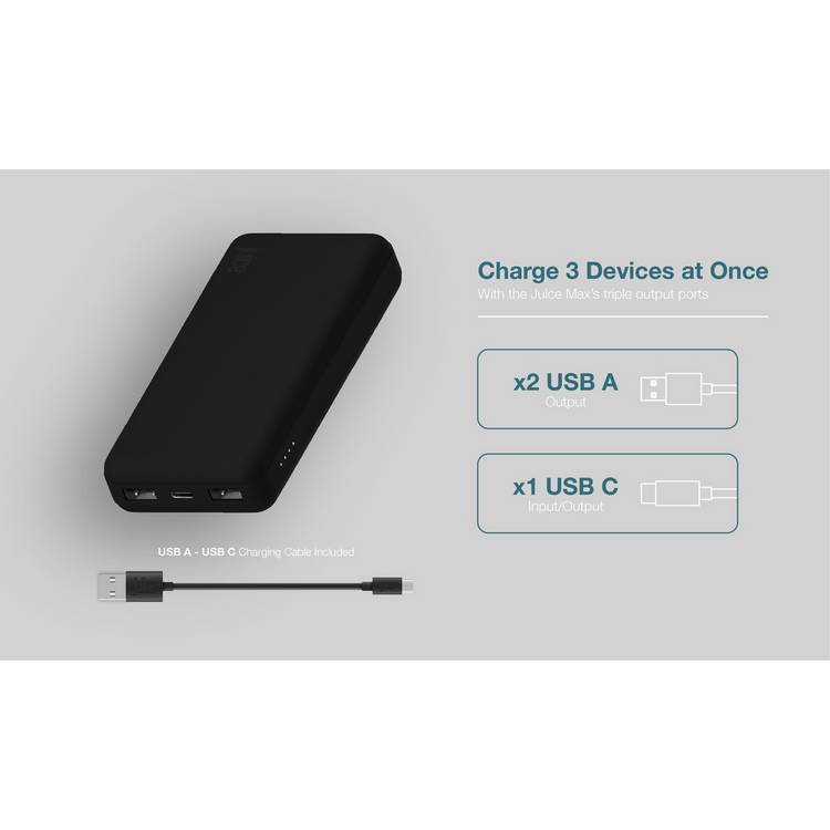 Juice Max portable power bank 20W PD 20000mAh (British brand)
