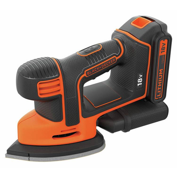 Black+Decker cordless mouse detail sander 18V, UK version