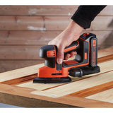 Black+Decker cordless mouse detail sander 18V, UK version