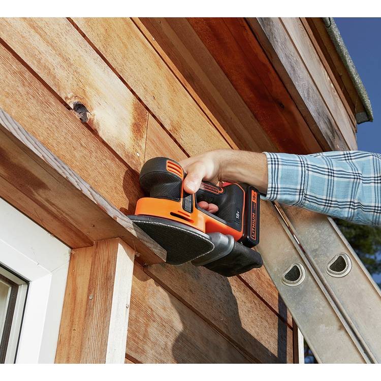 Black+Decker cordless mouse detail sander 18V, UK version