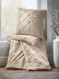 Catherine Lansfield fleece throw diamond 130x170cm (British brand)