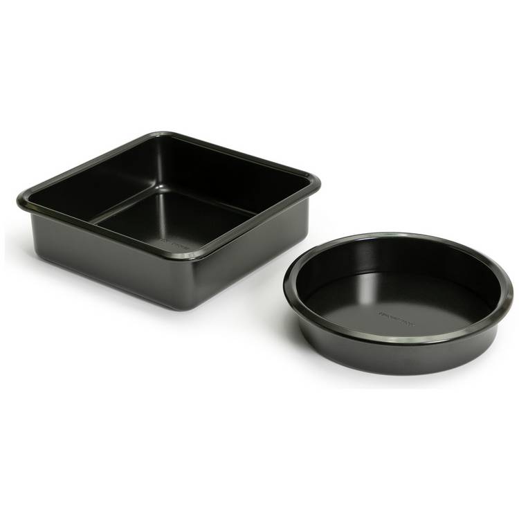 Habitat 2 piece non-stick cake tin set, imported from the UK