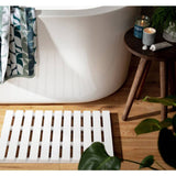 Argos Habitat Duck Board White Bamboo Bath Mat 56x36.5cm- Buy online at McGrocer