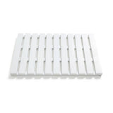 Habitat white bamboo duckboard for bathroom (British brand)