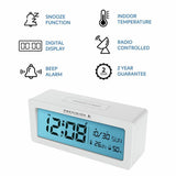 Precision Radio Controlled Alarm Clock White, imported from the UK