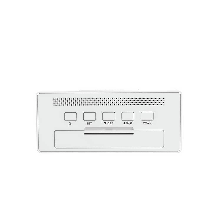 Precision Radio Controlled Alarm Clock White, imported from the UK