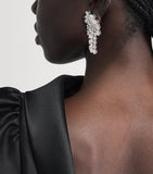 Self-Portrait crystal embellished earrings, UK version