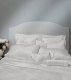 Pratesi square pillowcase with braid design 65cm x 65cm, imported from the UK