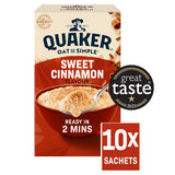 Quaker Oat So Simple Sweet Cinnamon Porridge 10 Pack - McGrocer
