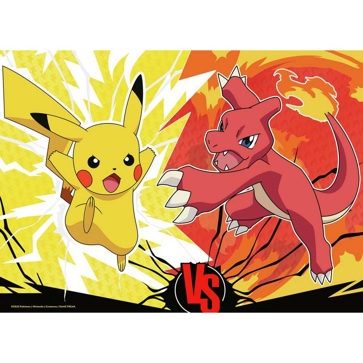 Pokémon 4-pack 100-piece jigsaw puzzle, imported from the UK