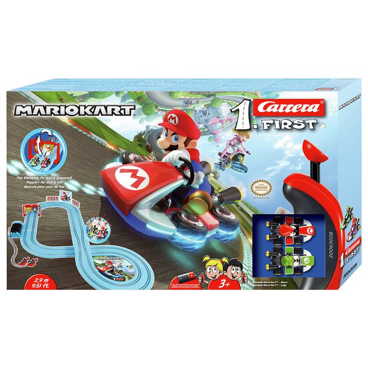 Carrera Mario Kart set Mario and Luigi cars, imported from the UK