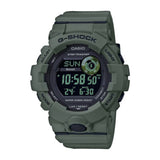 Casio G-SHOCK men's digital watch with khaki resin strap (British brand)